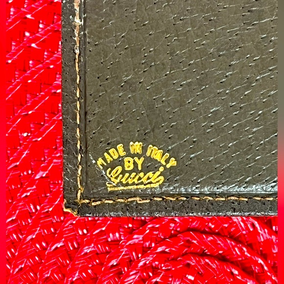 Vintage Gucci Brown Leather Bifold Wallet - Picture 3 of 8
